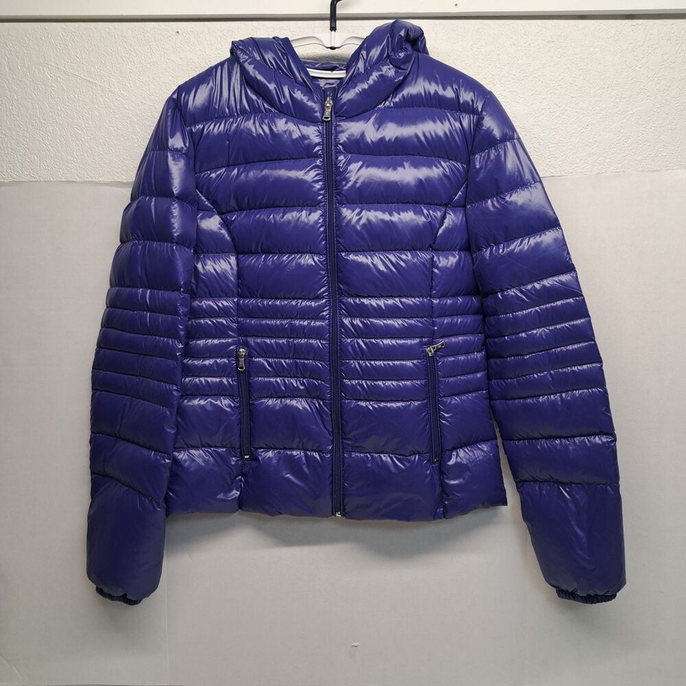 Halifax Traders Fair Down Puffer Jacket Purple Light Weight Women’s Small